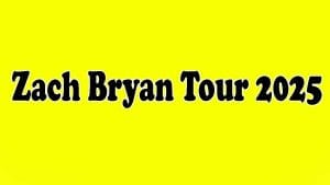 Zach Bryan Tour 2025