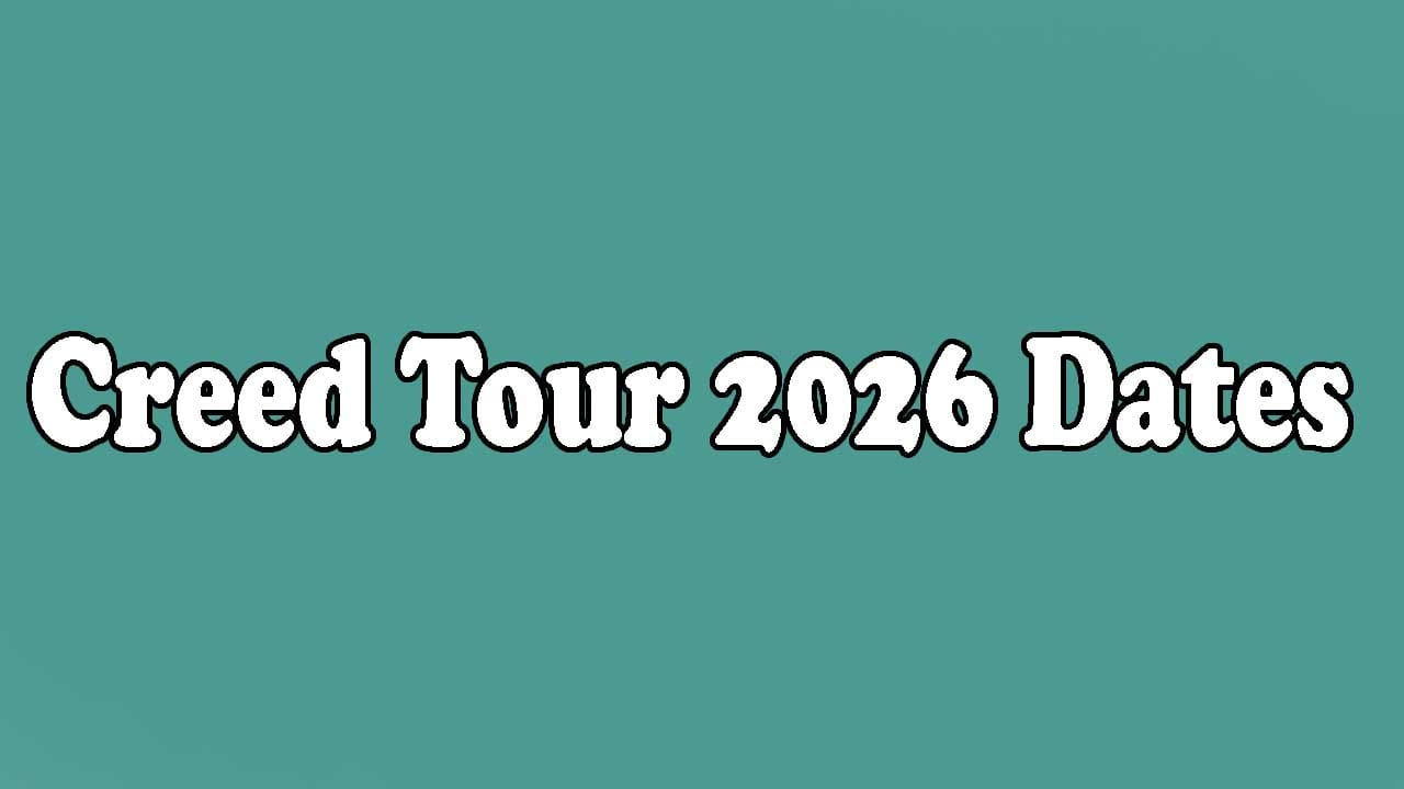 Creed Tour 2026 Dates