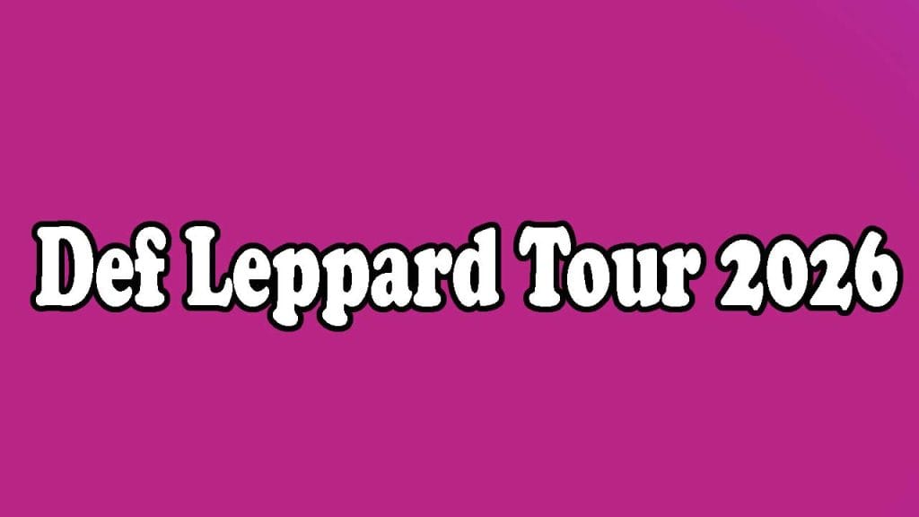 Def Leppard Tour 2026