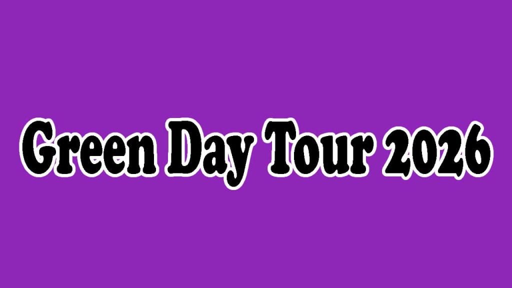 Green Day Tour 2026