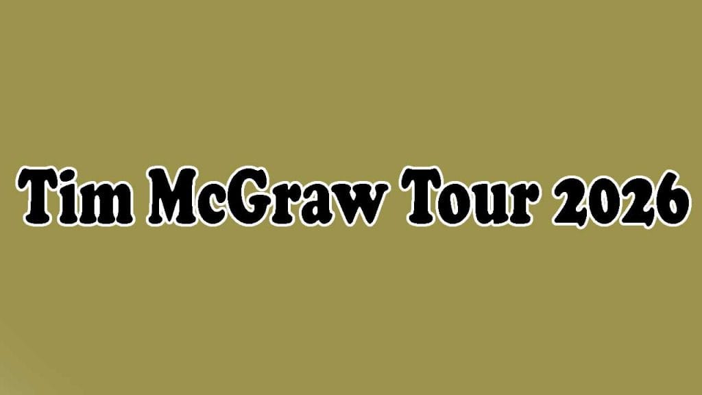 Tim McGraw Tour 2026