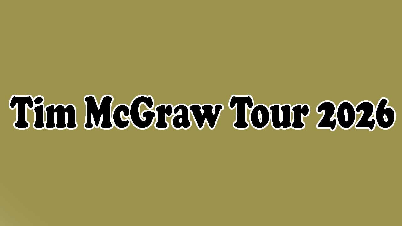Tim McGraw Tour 2026
