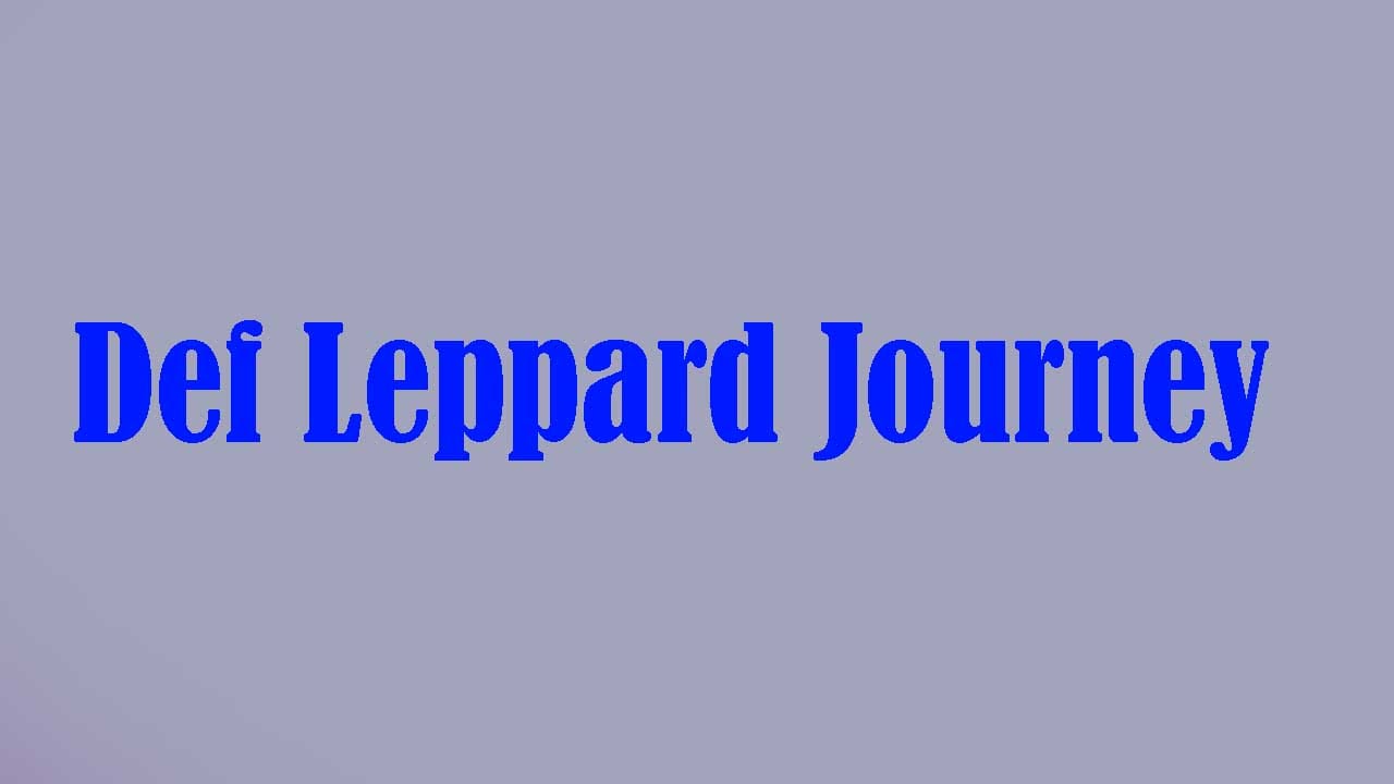 Def Leppard Journey Tour 2026